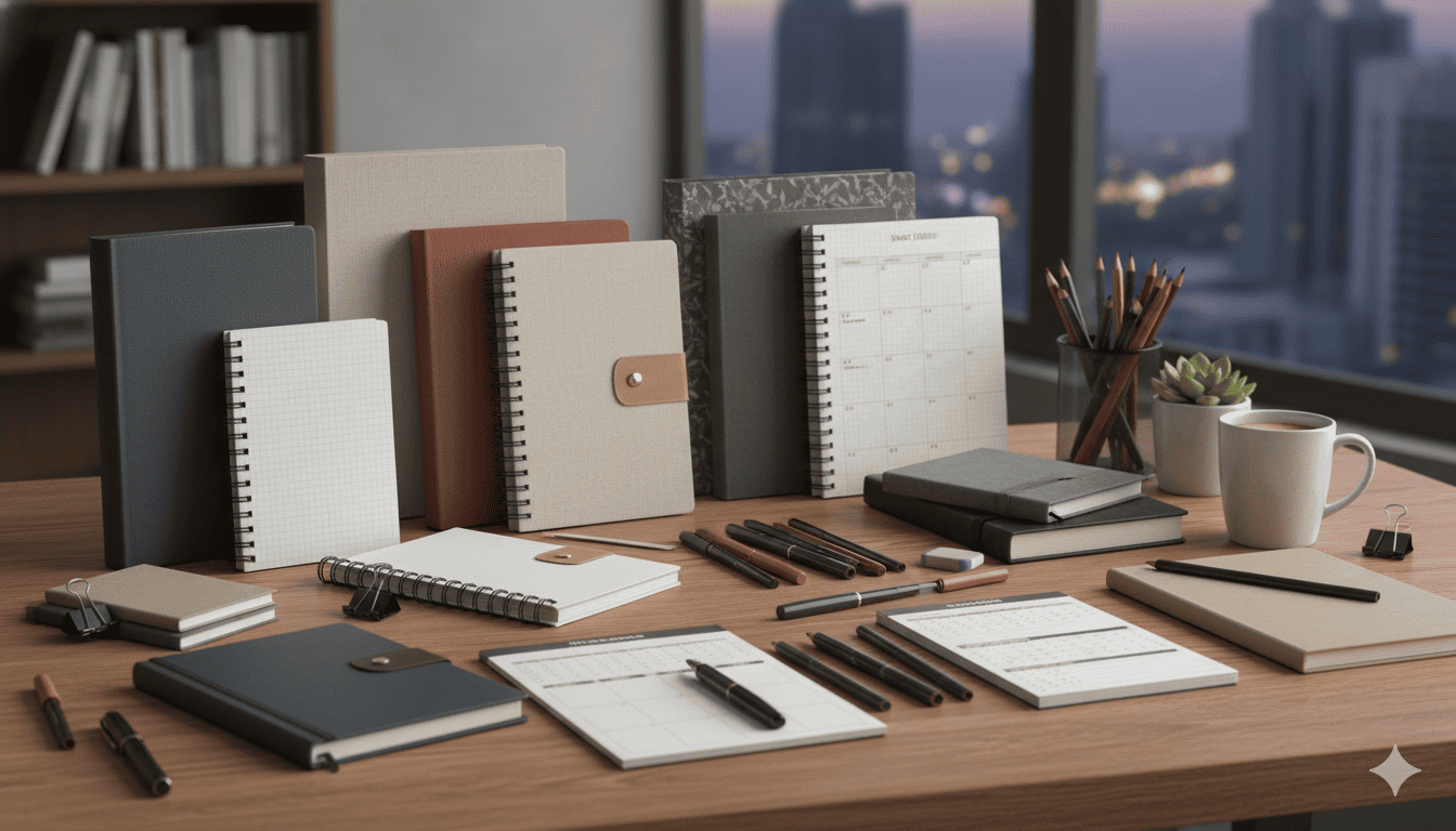 Notesbøger og planlæggere kollektion
